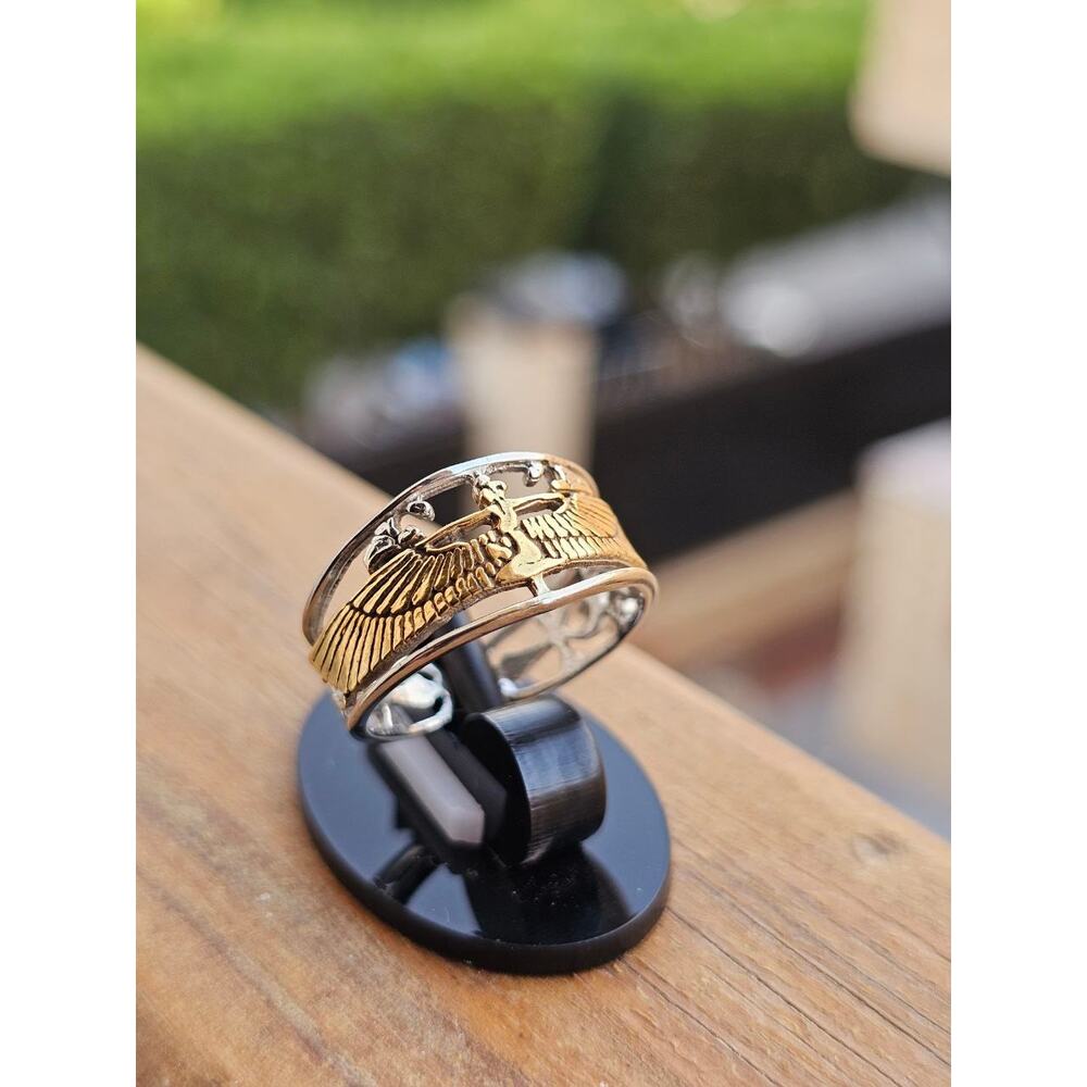 Isis ring sterling silver